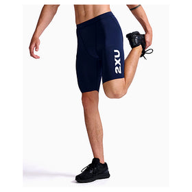 2XU Aero 9 Inch Tri Shorts-S-Black/White