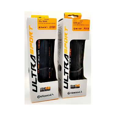 Continental Ultra Sport III Black Black Folding PureGrip