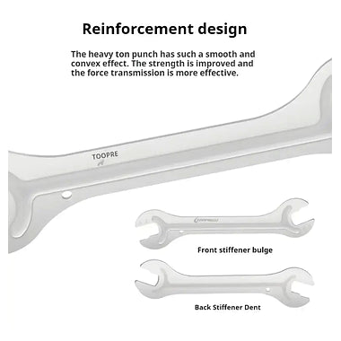 TOOPRE TL-S10B Mountain Bike Hub Wrench 17 18 19 20mm Open Bicycle Hub Installation and Removal Tool