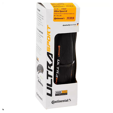 Continental Ultra Sport III Black Black Folding PureGrip