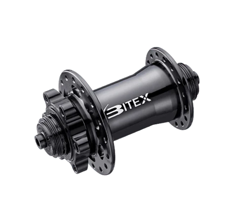 Bitex BX207F Front Disc Hub, ISO, Black, 36h, TA 12M*100mm