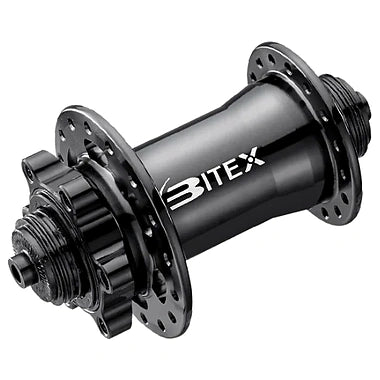 Bitex BX207F Front Disc Hub, ISO, Black, 36h, QR M9*100mm