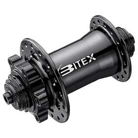 Bitex BX207F Front Disc Hub, ISO, Black, 36h, QR M9*100mm