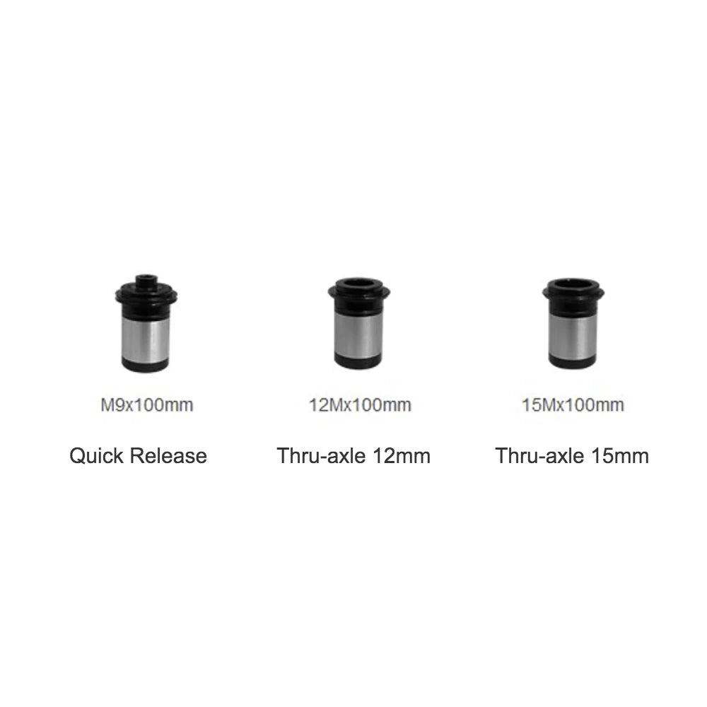 Bitex BX207F Front Hub Conversion Caps - M9(QR)x100mm