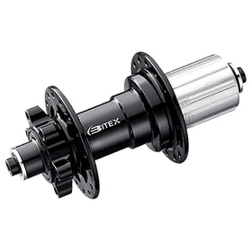 Bitex BX207R Rear Disc Hub, ISO, Black, 36h, QR M10*135mm, Shimano 11s(w/abs)