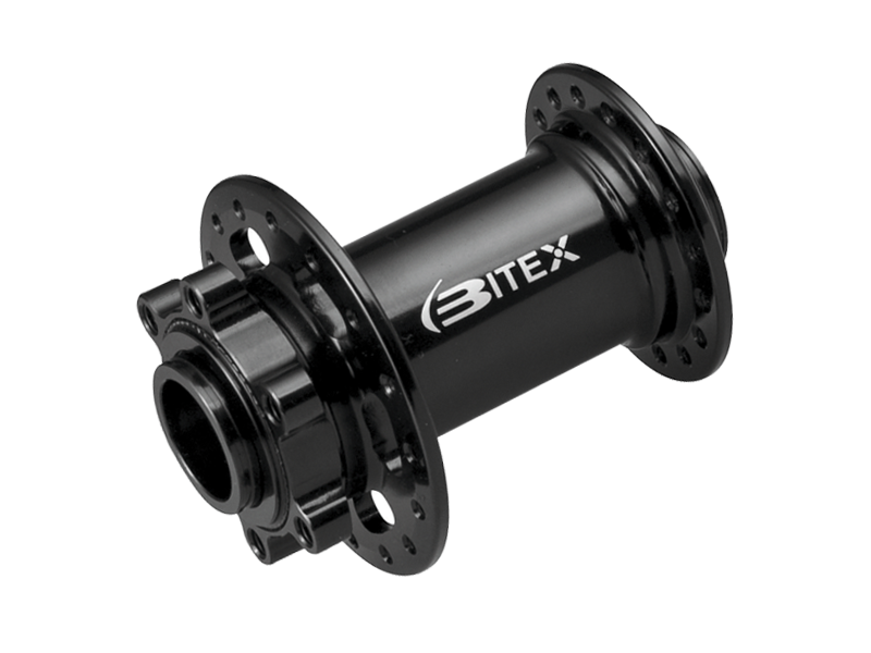 Bitex MTF15/20 Front Disc Hub, ISO, Silver, 32h, TA 12Mx100mm