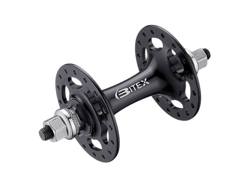 Bitex TKF10 Front Track Hub, Black, 32h, 100mm
