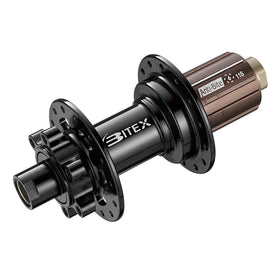 Bitex MTR12 Rear Disc Hub, ISO, Silver, 32h, TA 12M*142mm, Shimano 11s(w/abs)