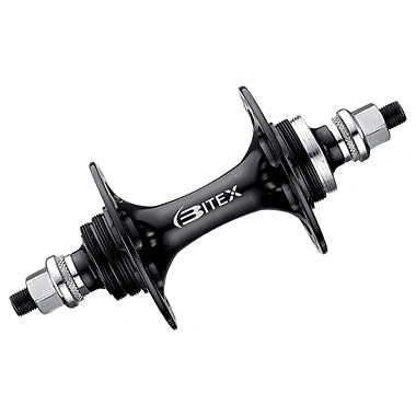 Bitex TKR10 Rear Track Hub, Black, 32h, 120mm, Fixed/Free