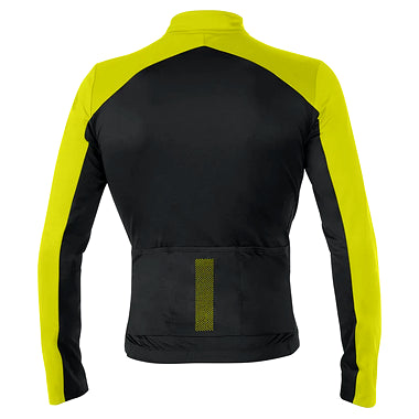 Mavic Cosmic Thermo Men's Cycling Jersey (Black/Suplhur Spring)