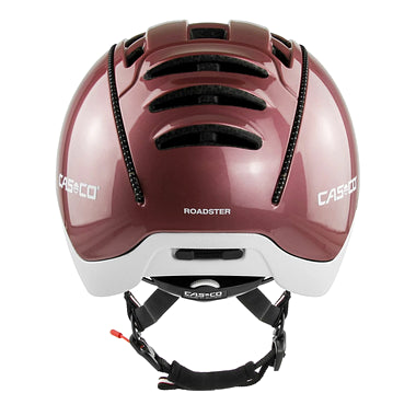 CASCO Roadster Fahrradhelm Ohne Visier – Englisch Rose Weiss