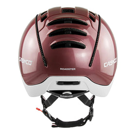 CASCO Roadster Fahrradhelm Ohne Visier – Englisch Rose Weiss