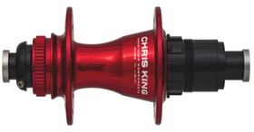 Chris King Hub, Rear, R45D CL, 24, Red Thru Axle 142mm x 12mm