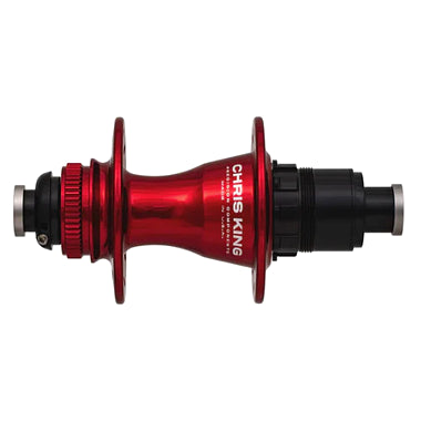 Chris King Hub, Rear, R45D CL, 24, Red Thru Axle 142mm x 12mm