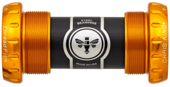 Chris King Bottom Bracket, Threadfit™ 24, Matte Mango