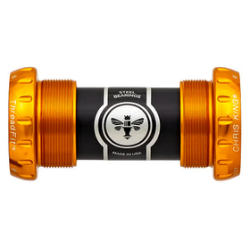 Chris King Bottom Bracket, Threadfit™ 24, Matte Mango
