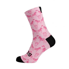 Sox Dalahorses Pink Crew Socks