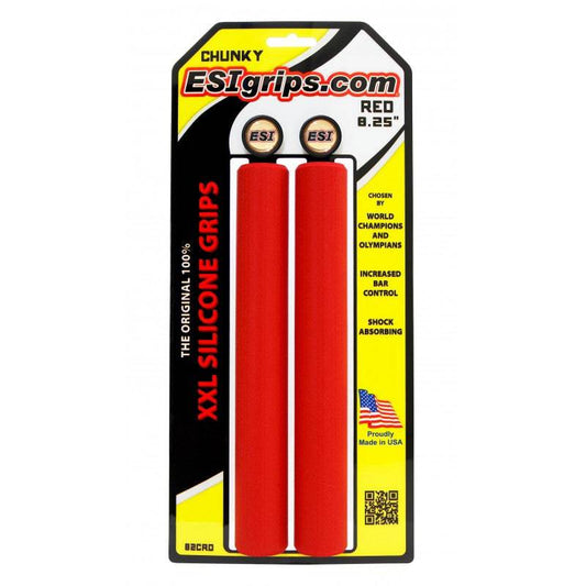 ESI Grips - XXL 8.25" Chunky, Red