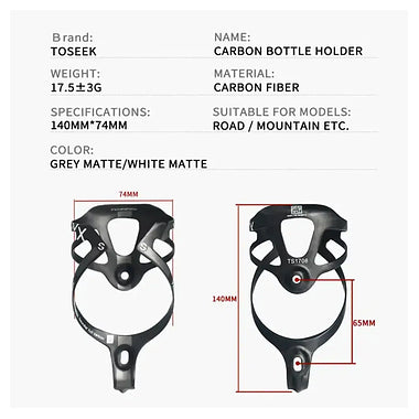 Toseek Bottle Cage TS 1708 Black