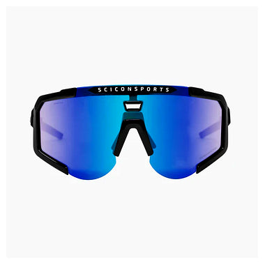 Scicon Aeroscope Sport Sunglasses (Black Gloss/Multimirror Blue)