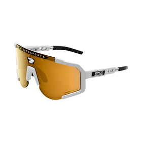 Scicon Aeroscope Sport Sunglasses (White Gloss/Multimirror Bronze)