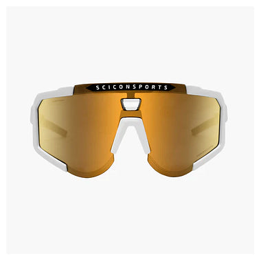 Scicon Aeroscope Sport Sunglasses (White Gloss/Multimirror Bronze)