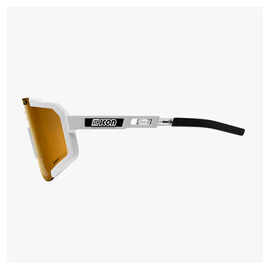 Scicon Aeroscope Sport Sunglasses (White Gloss/Multimirror Bronze)