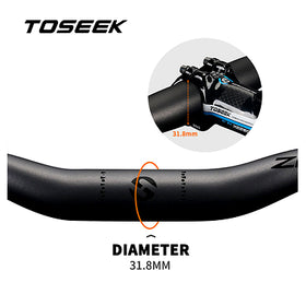 TOSEEK Customized Full Carbon Fiber Mountain Handlebar