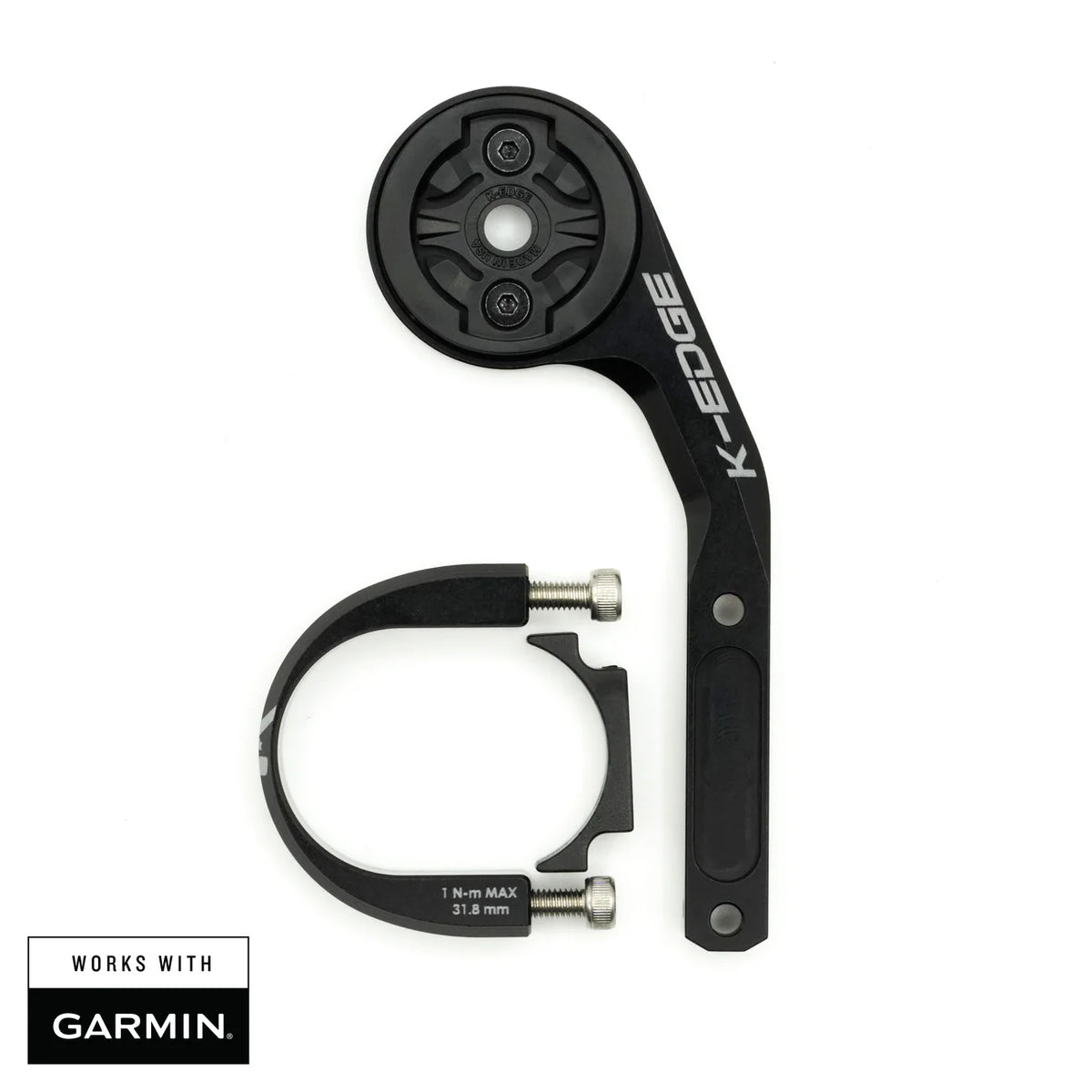 K-EDGE GARMIN Sport Mount, 31.8mm, Black Anodize