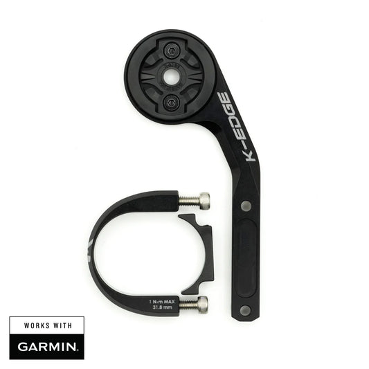 K-EDGE GARMIN Sport Mount, 31.8mm, Black Anodize