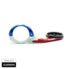 K-EDGE Garmin Race Mount, 31.8mm, Red & Blue Ano