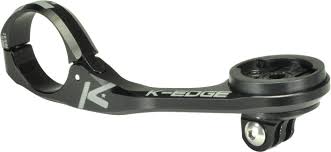K-EDGE Garmin Max XL Combo Mount, 31.8mm, Black Ano