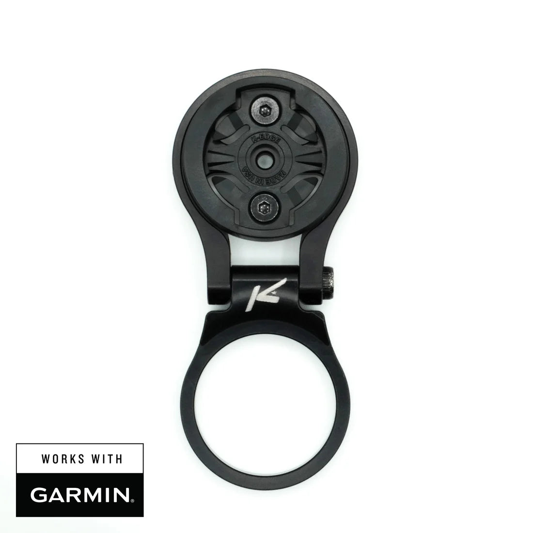 K-EDGE Adjustable Race Stem Mount w/ Top Cap, Black