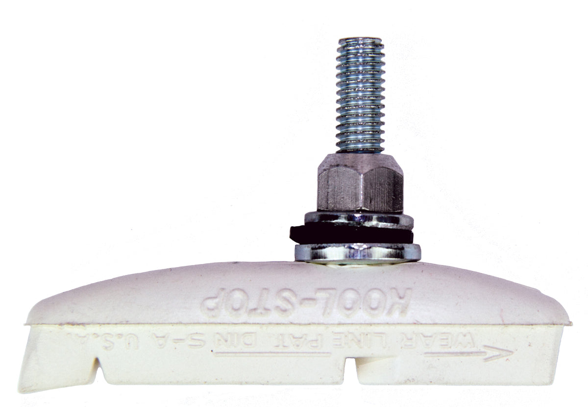 Kool-Stop Eagle 2 Brake Pad, Threaded, White