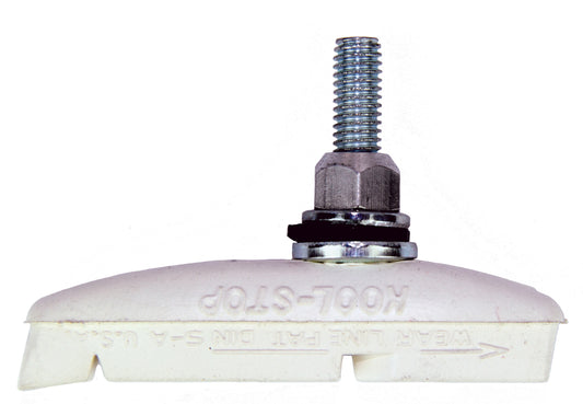 Kool-Stop Eagle 2 Brake Pad, Threaded, White