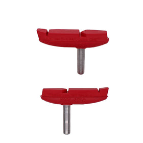 Kool-Stop Eagle 2 Canti Brake Pad, Smooth, Red