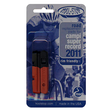 Kool-Stop Replacement pads for Campi Super Record 2011, CROSS 1003 CARBON RED