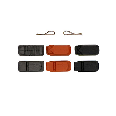 Kool-Stop Tectonic Replacement Pad Inserts, Triple Compound