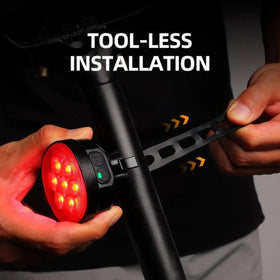 Cyclami Q7 bicycle front and rear light combo