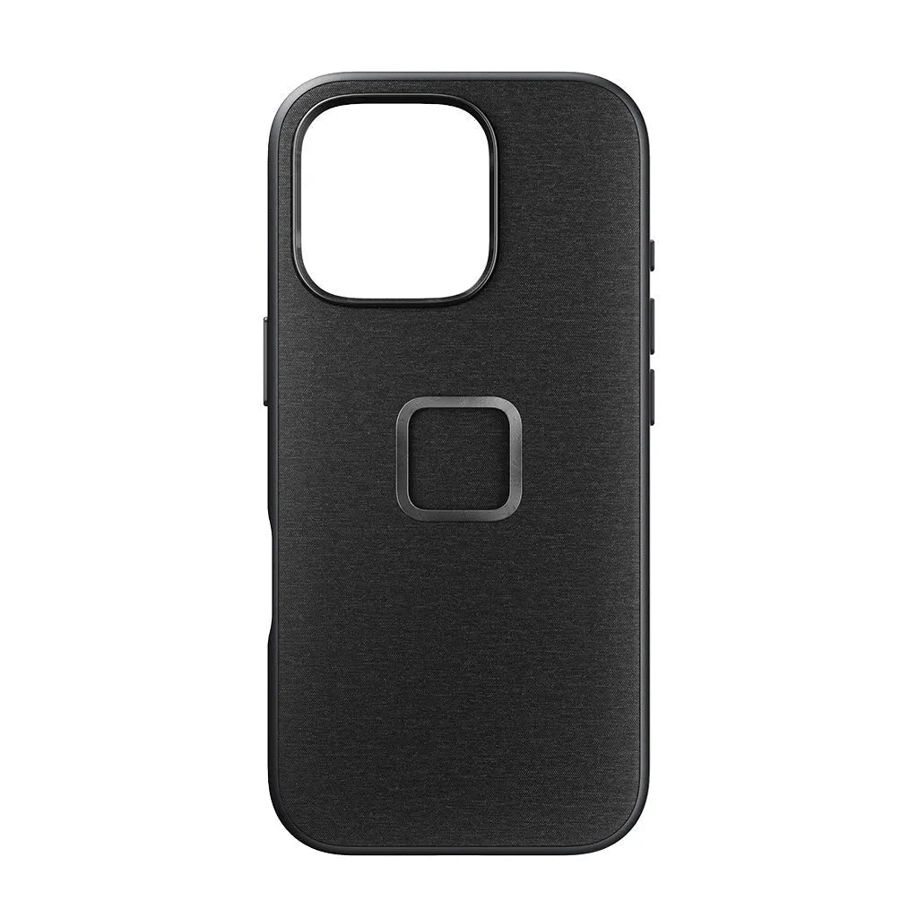 Peak Design Mobile // Everyday Fabric  Case // iPhone 16 Pro // Charcoal