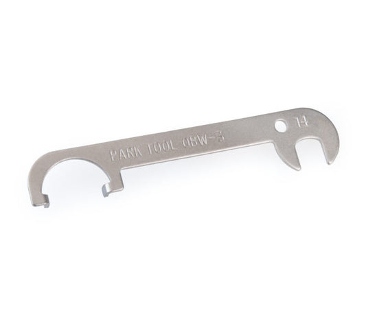Offset Brake Wrench:  14mm, brake centering tool