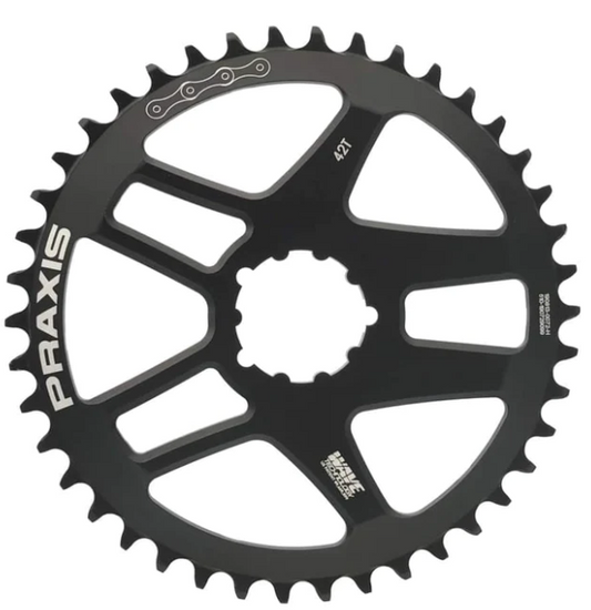 Praxis 46T Direct Mount Black Wave Road