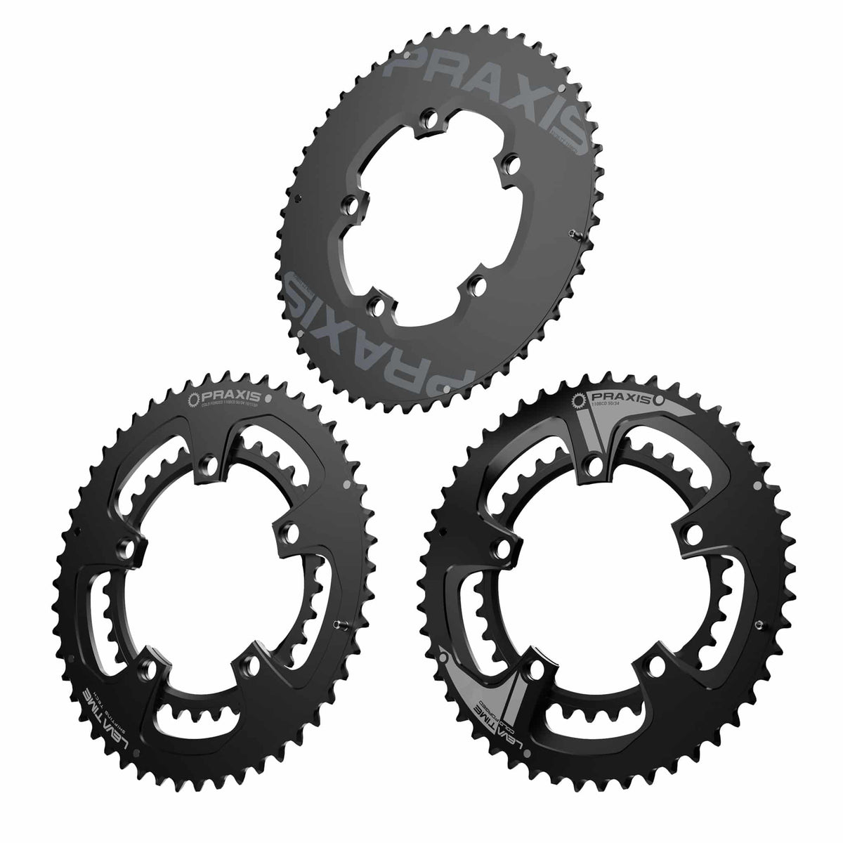 Praxis Buzz 2Tone Set 53/39 130BCD BLK
