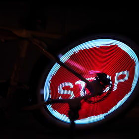 Bicycle wheel light