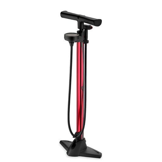 Giyo GF-5825 High Pressure Floor Pump (Maroon)
