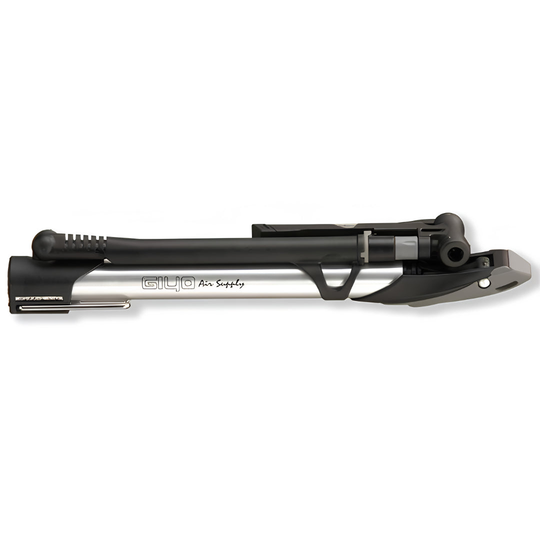 Giyo GM 71 High Pressure Hand/Floor Pump (Silver)