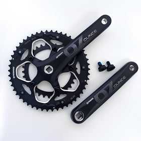 Road bike crankset – Prowheel OUNCE-621C-N 9 and 10 speed Crank set, Square Tapered, 50-34T, Compatible with shimano sora and tiagra groupset