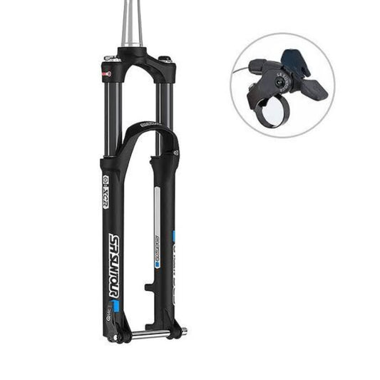 SR Suntour XCR32 Boost with remote lockout, Tapered (Thru Axle)