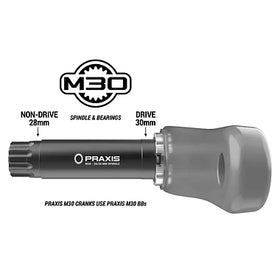 Praxis Alba Crank | M30 Direct Mount /172.5/4832 LT2