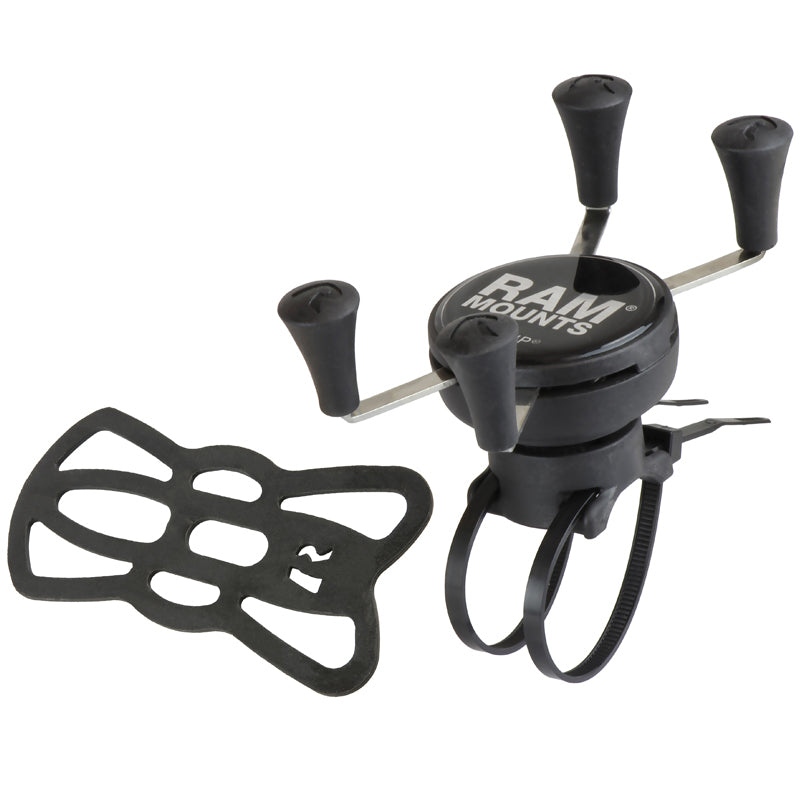 RAM® X-Grip® Phone Mount with RAM® EZ-On/Off™ Bicycle Base